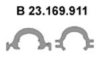 MERCE 0019915470 Pipe Connector, exhaust system